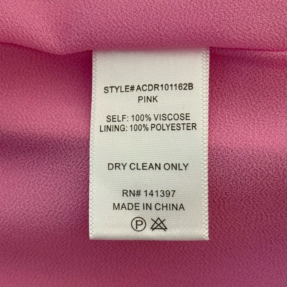 NWT Astr the Label Ruched Mini Slip Peony Dress in Pink - Size S